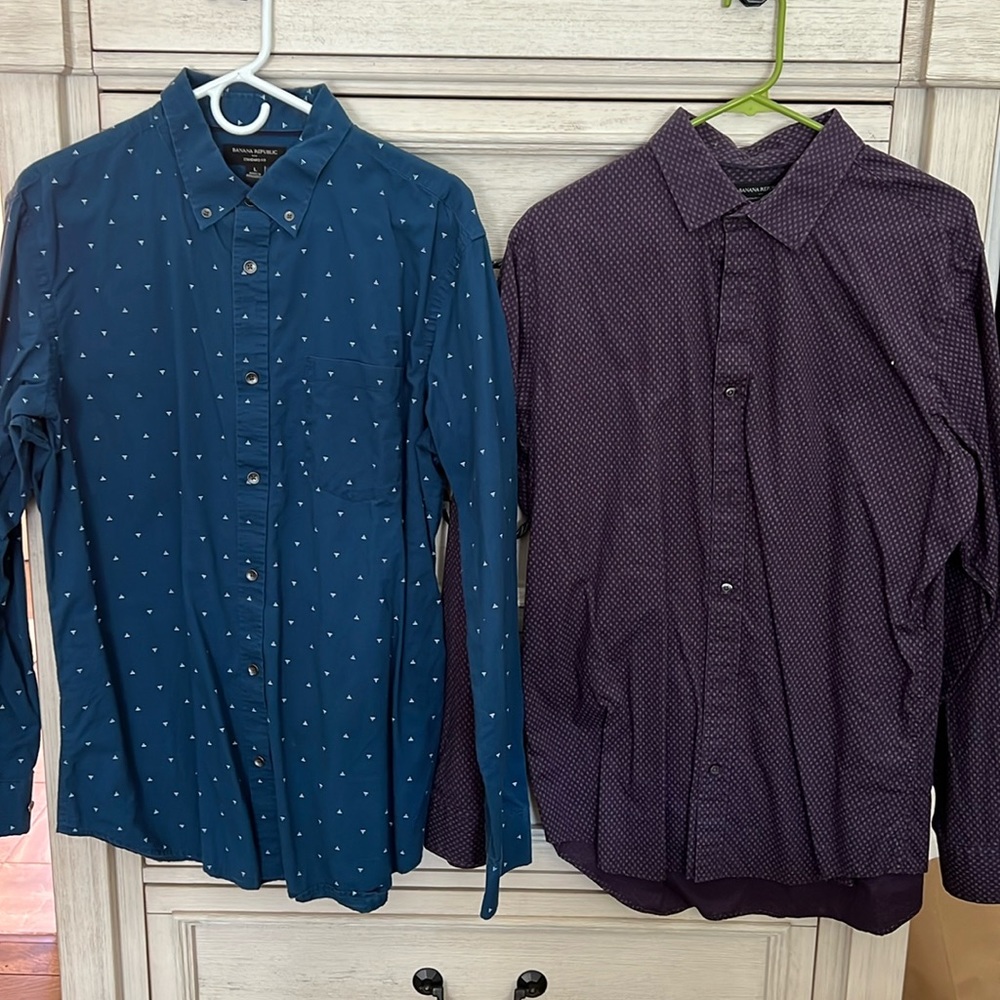 Men’s banana republic button downs